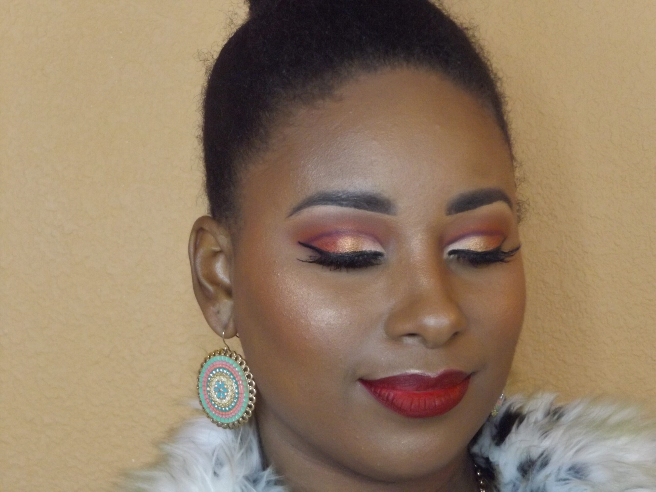 Red Lips Brown Skin