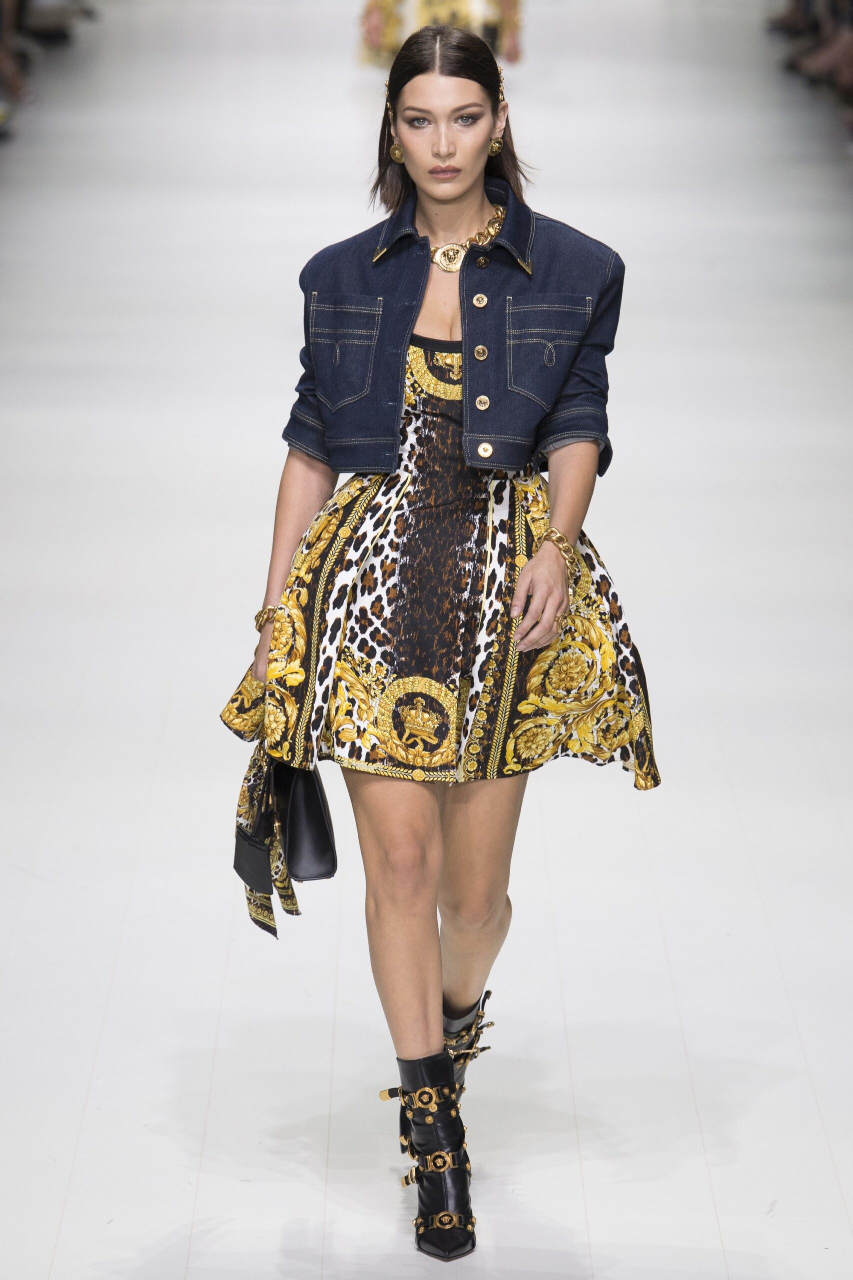 Bella Hadid Versace Spring 2018 Collection