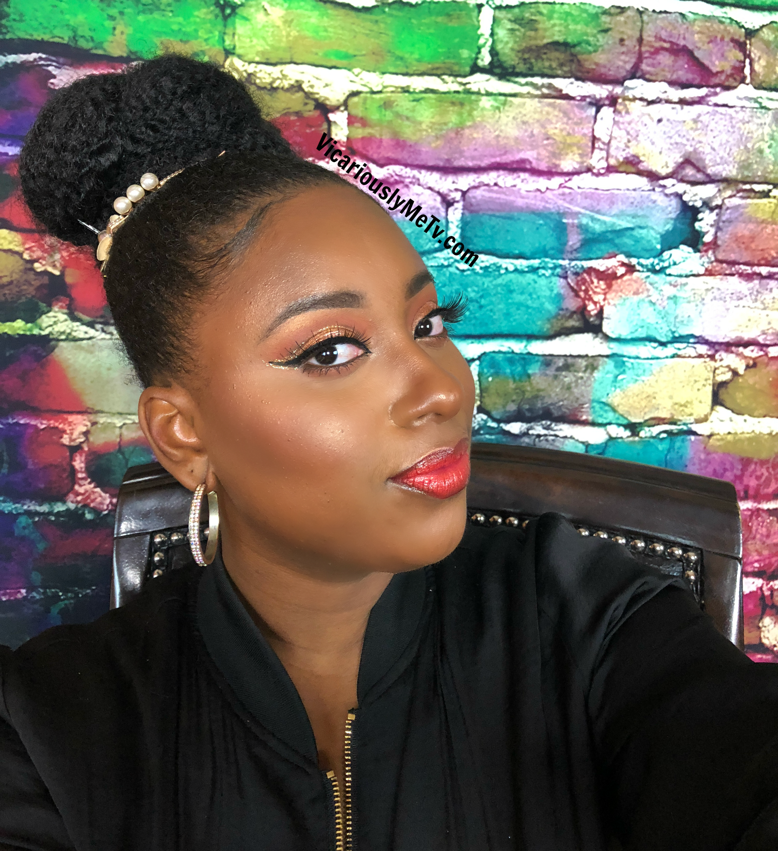 Baby edges on 4c natural hair